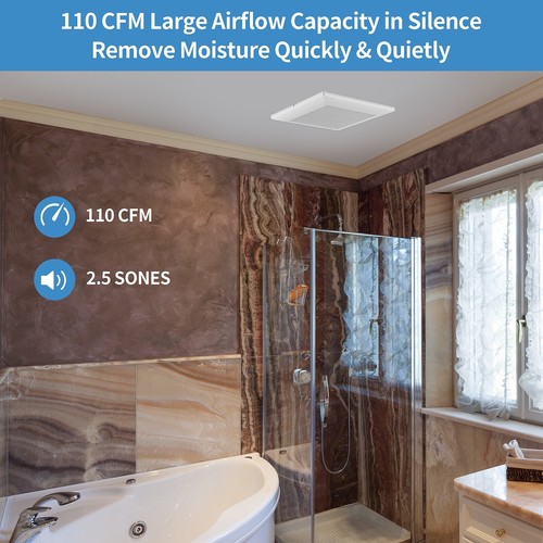 Bathroom fan 110 - fan, cfm